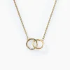 Collier Acier Doré Oxydes De Zirconium|Marc Orian Outlet