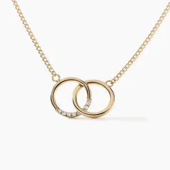 Collier Acier Doré Oxydes De Zirconium|Marc Orian Outlet