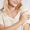Collier Adelma Argent Blanc Oxyde De Zirconium|Marc Orian Best