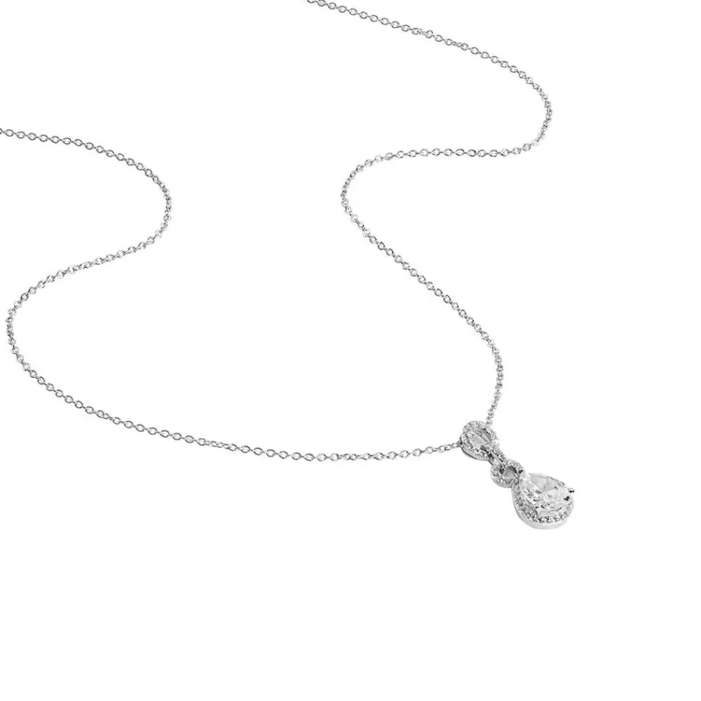 Collier Adelma Argent Blanc Oxyde De Zirconium|Marc Orian Best
