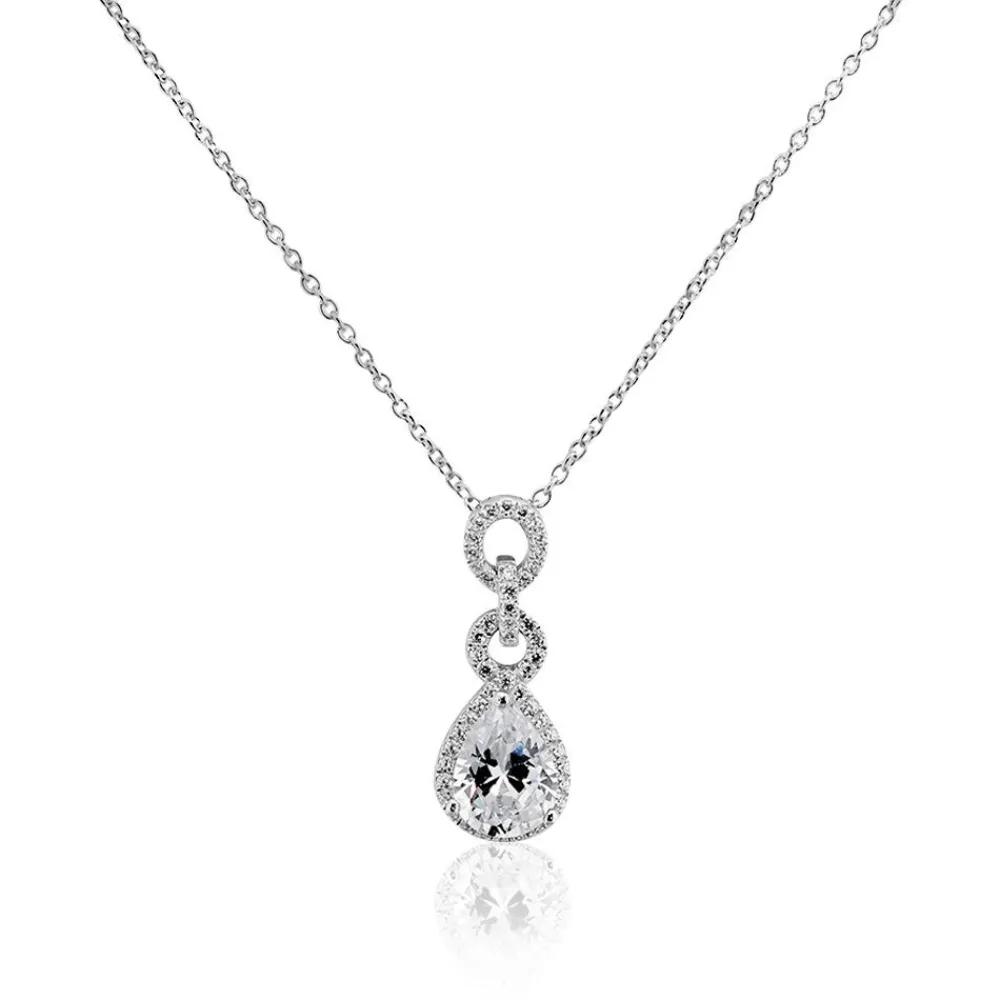 Collier Adelma Argent Blanc Oxyde De Zirconium|Marc Orian Best