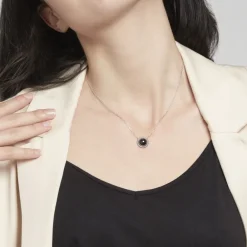 Collier Adelyne Argent Blanc Céramique|Marc Orian Outlet