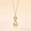 Collier Ademar Or Jaune Oxyde De Zirconium|Marc Orian New