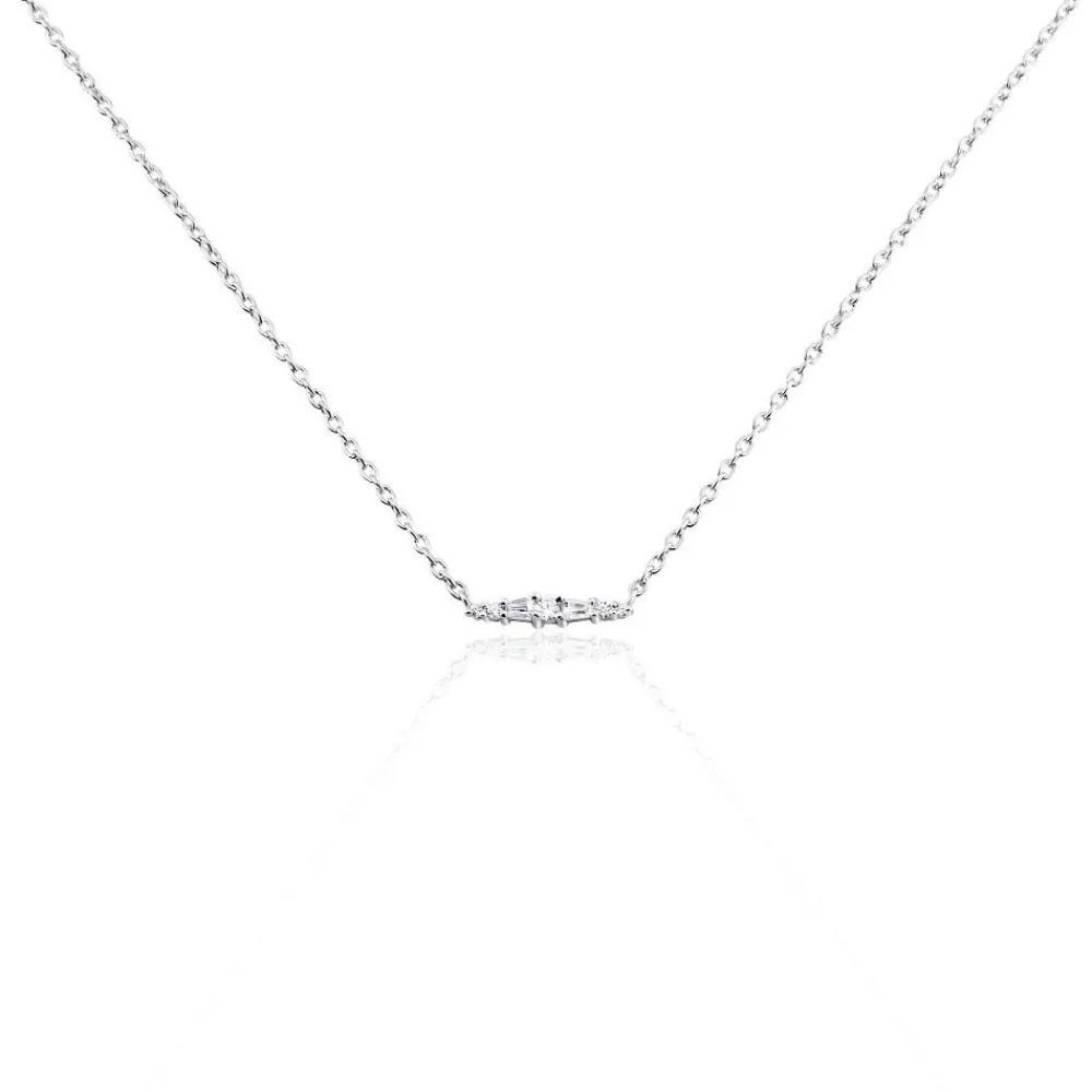 Collier Adriaan Argent Blanc Oxyde De Zirconium|Marc Orian Discount