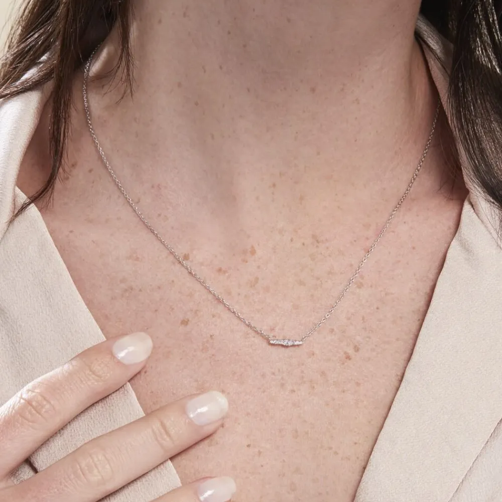 Collier Adriaan Argent Blanc Oxyde De Zirconium|Marc Orian Discount