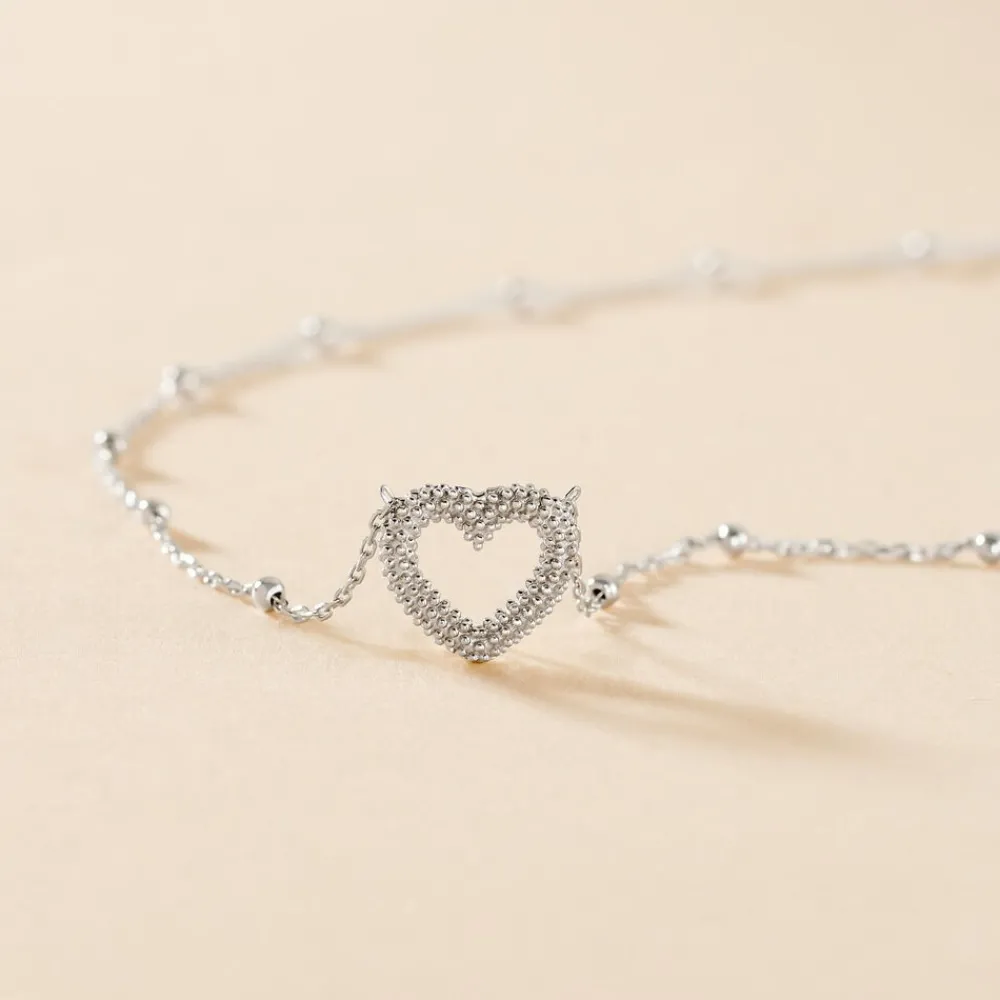 Collier Aella Argent Blanc|Marc Orian New