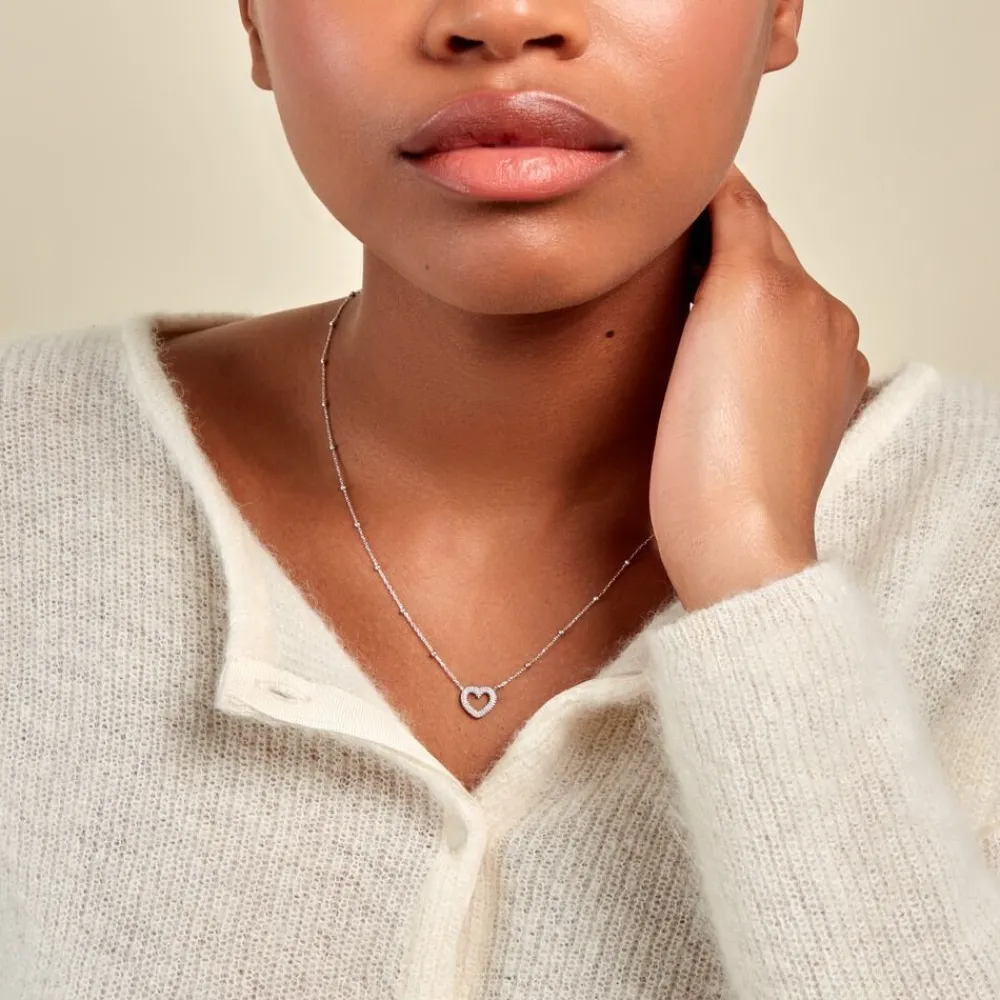 Collier Aella Argent Blanc|Marc Orian New