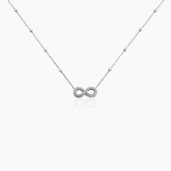 Collier Aella Argent Blanc|Marc Orian