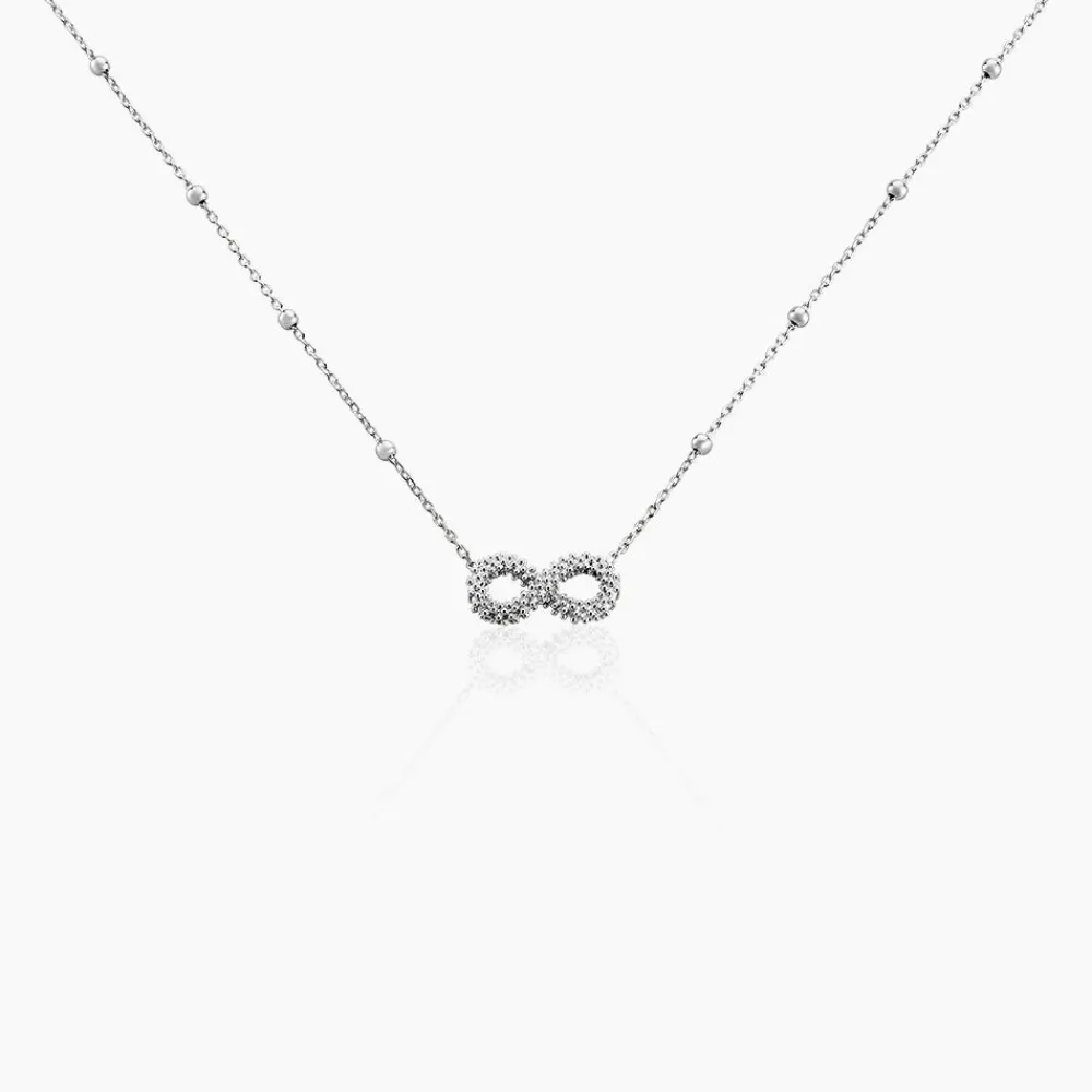 Collier Aella Argent Blanc|Marc Orian
