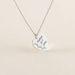 Collier Aemilia Argent Blanc|Marc Orian Best
