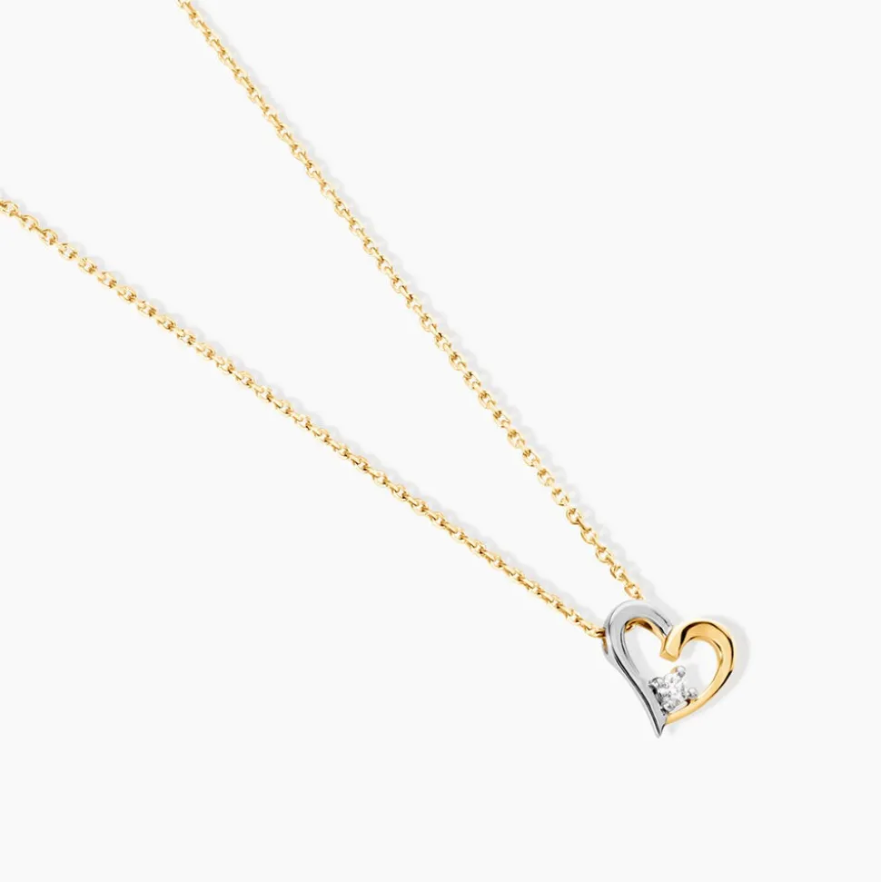 Collier Agnesese Or Bicolore Diamant