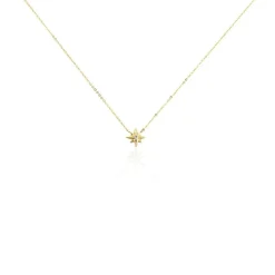 Collier Alastar Or Jaune Oxyde De Zirconium