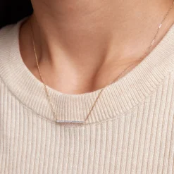 Collier Alayna Or Jaune Diamant