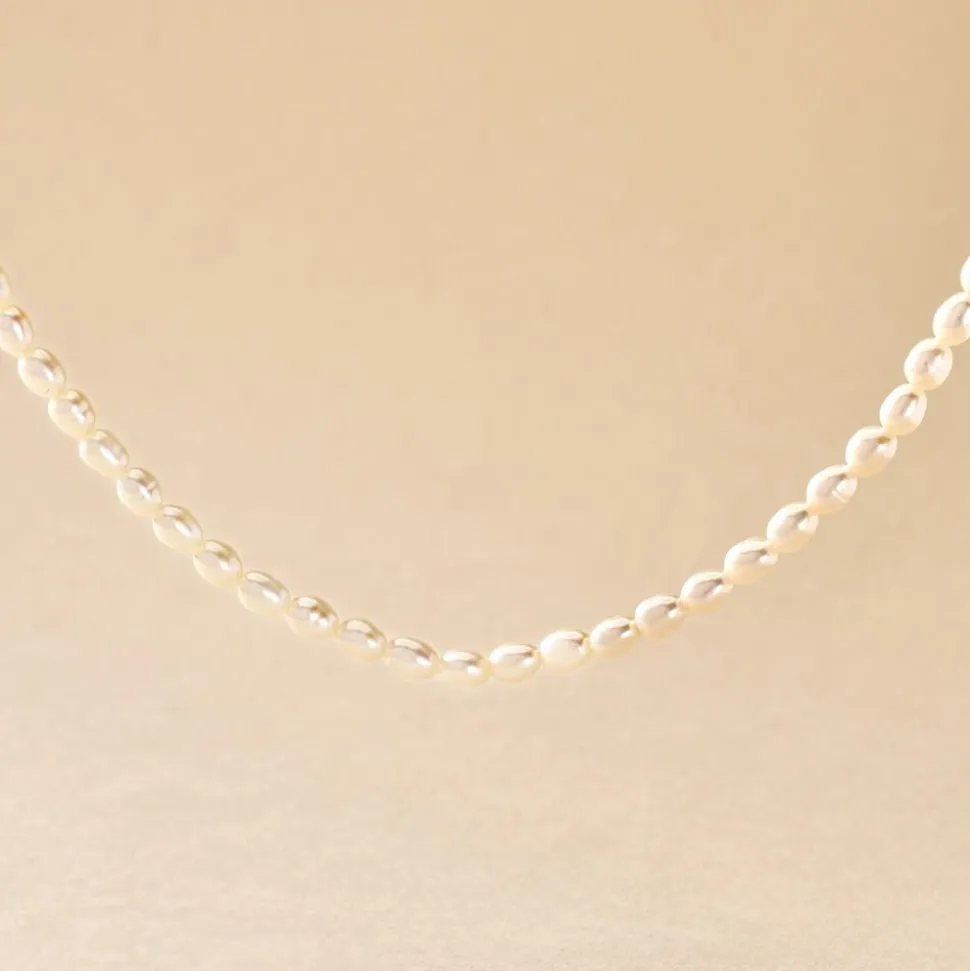 Collier Alceste Or Jaune Perle De Culture
