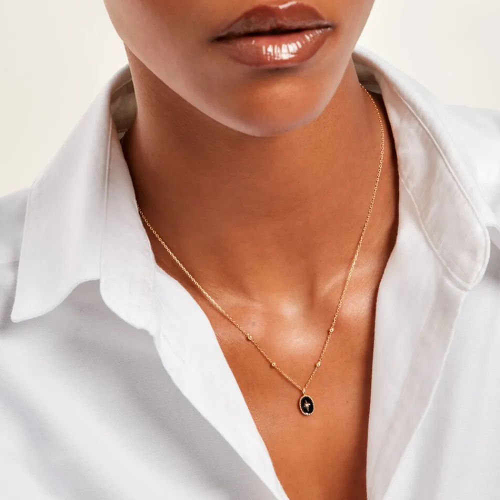 Collier Alerya Plaqué Or Jaune Oxyde De Zirconium|Marc Orian Online