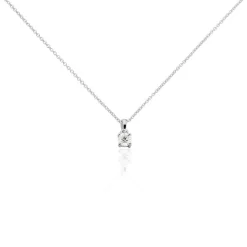 Collier Alexandra Or Blanc Diamant