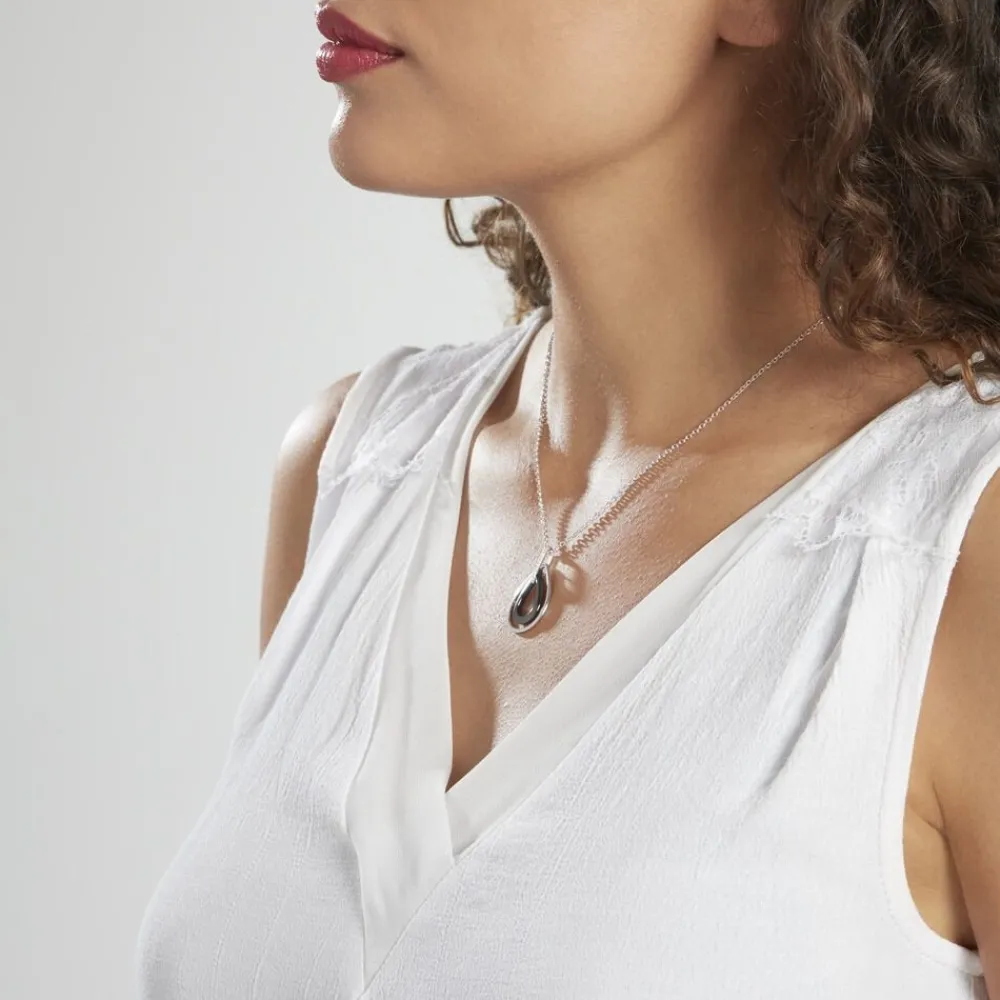 Collier Alican Argent Blanc Oxyde De Zirconium Et Céramique|Marc Orian Outlet