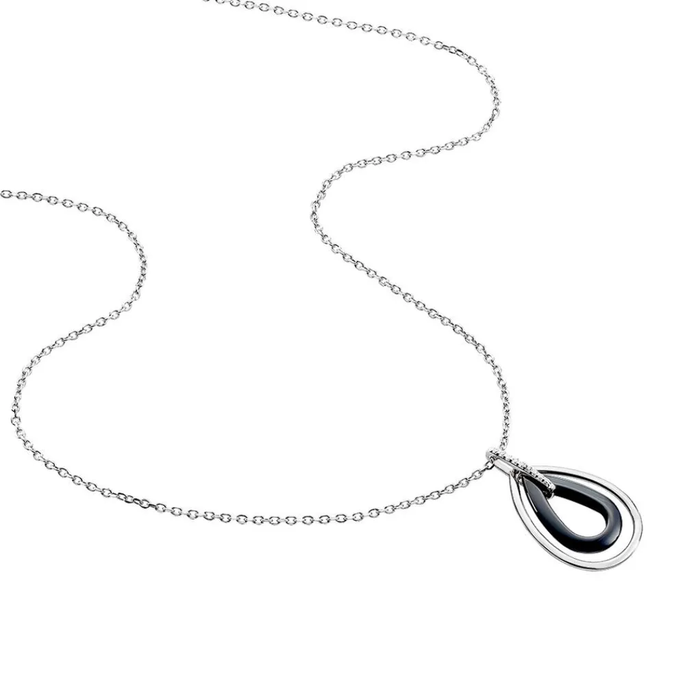 Collier Alican Argent Blanc Oxyde De Zirconium Et Céramique|Marc Orian Outlet