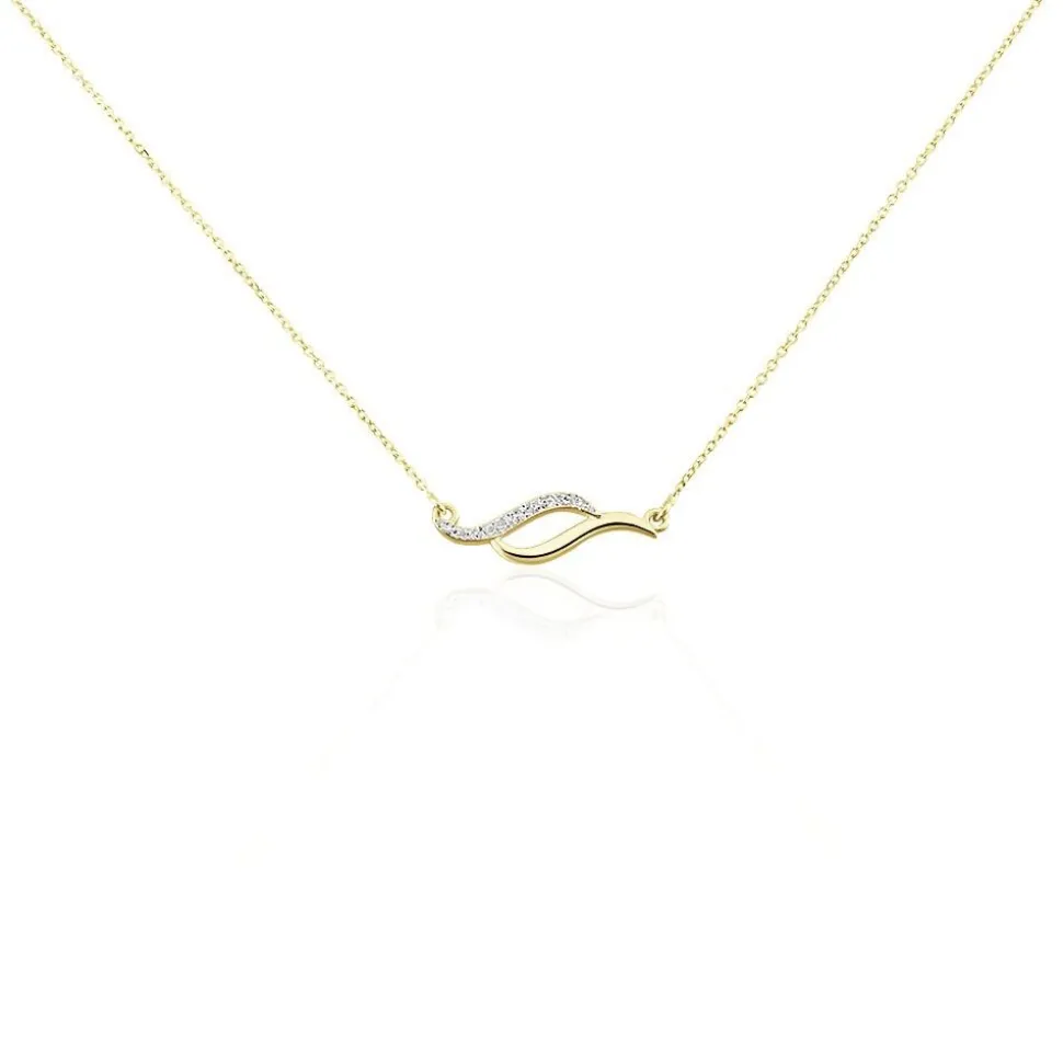 Collier Aliz Or Jaune