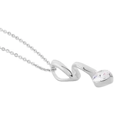 Collier Amayes Argent Blanc Oxyde De Zirconium|Marc Orian