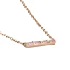 Collier Andrew Argent Rose Oxyde De Zirconium Rose|Marc Orian Best