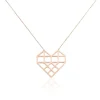 Collier Angeles Acier Rose|Marc Orian Discount