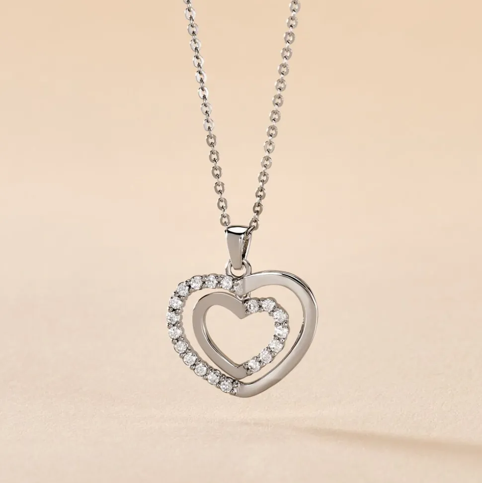 Collier Annabelle Argent Blanc Oxyde De Zirconium