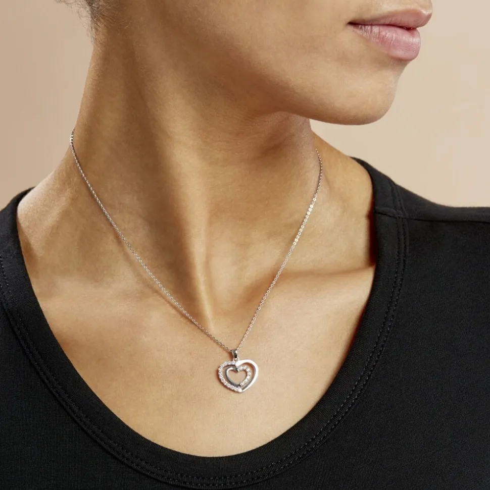 Collier Annabelle Argent Blanc Oxyde De Zirconium