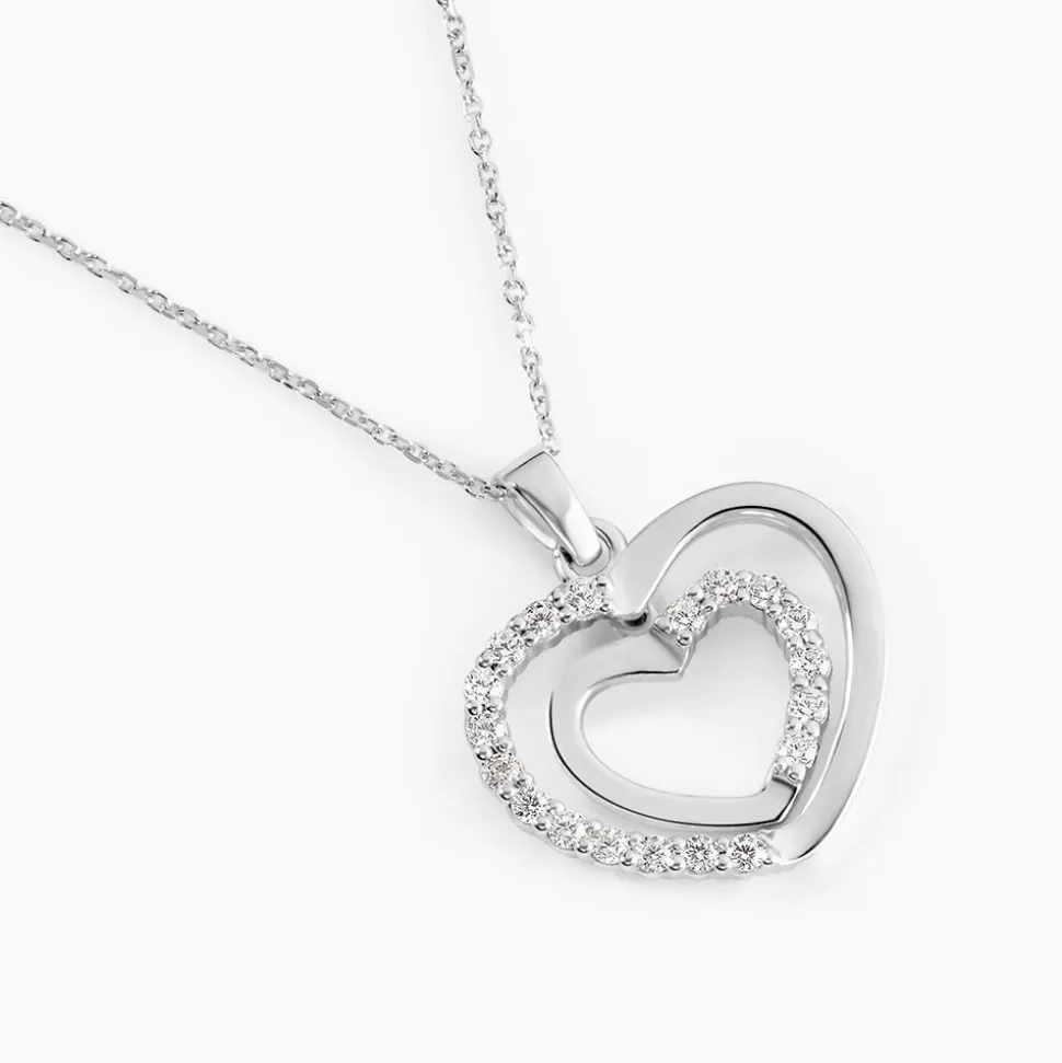Collier Annabelle Argent Blanc Oxyde De Zirconium