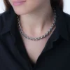 Collier Anta Maille Jaseron Argent Blanc|Marc Orian Best