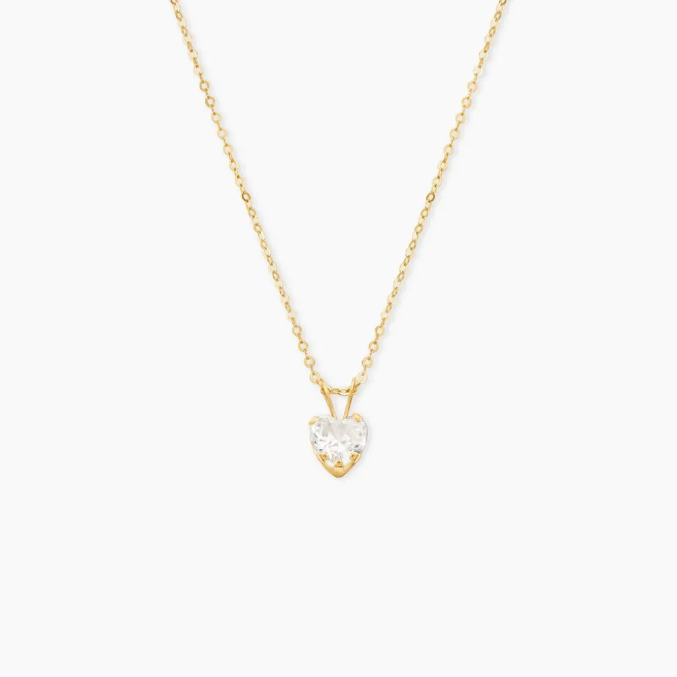 Collier Aodren Or Jaune Oxyde De Zirconium