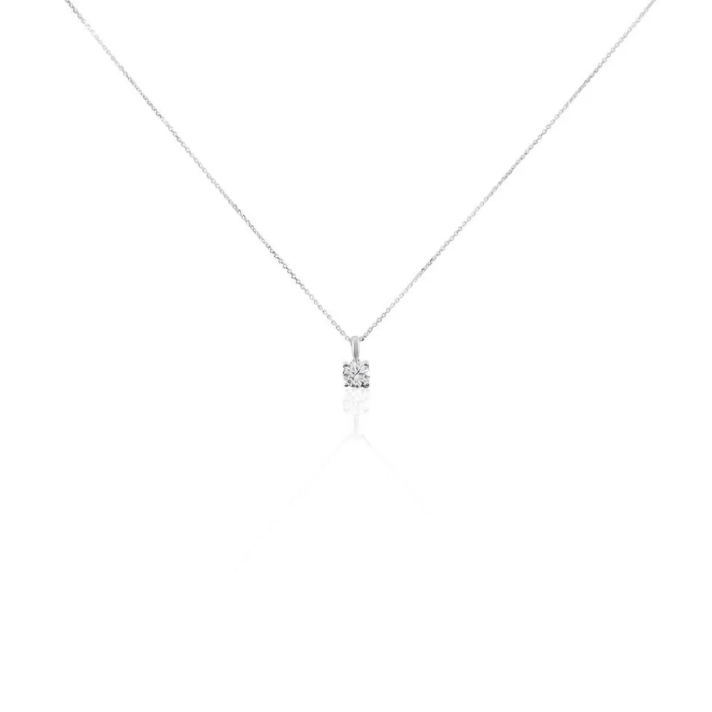 Collier Aphrodite Or Blanc Diamant Synthetique|Marc Orian Sale