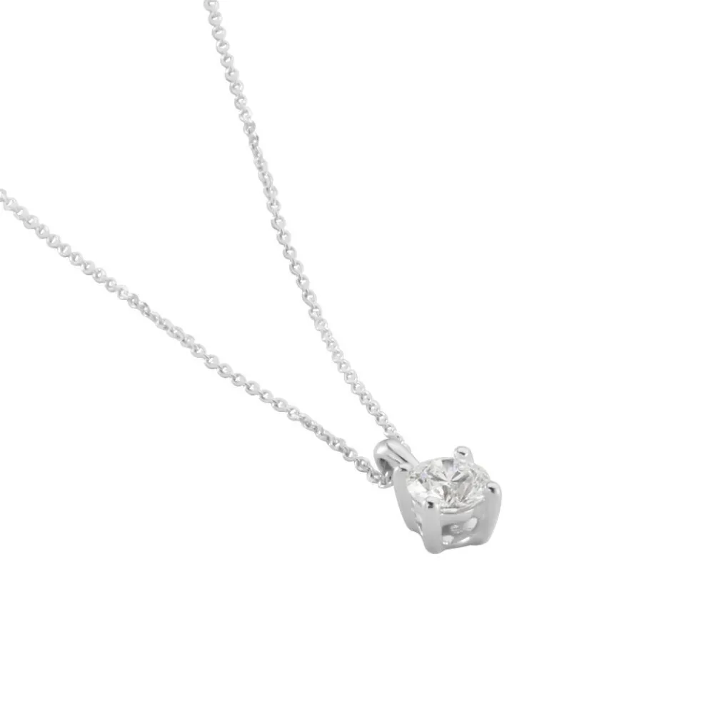 Collier Aphrodite Or Blanc Diamant Synthetique|Marc Orian Sale