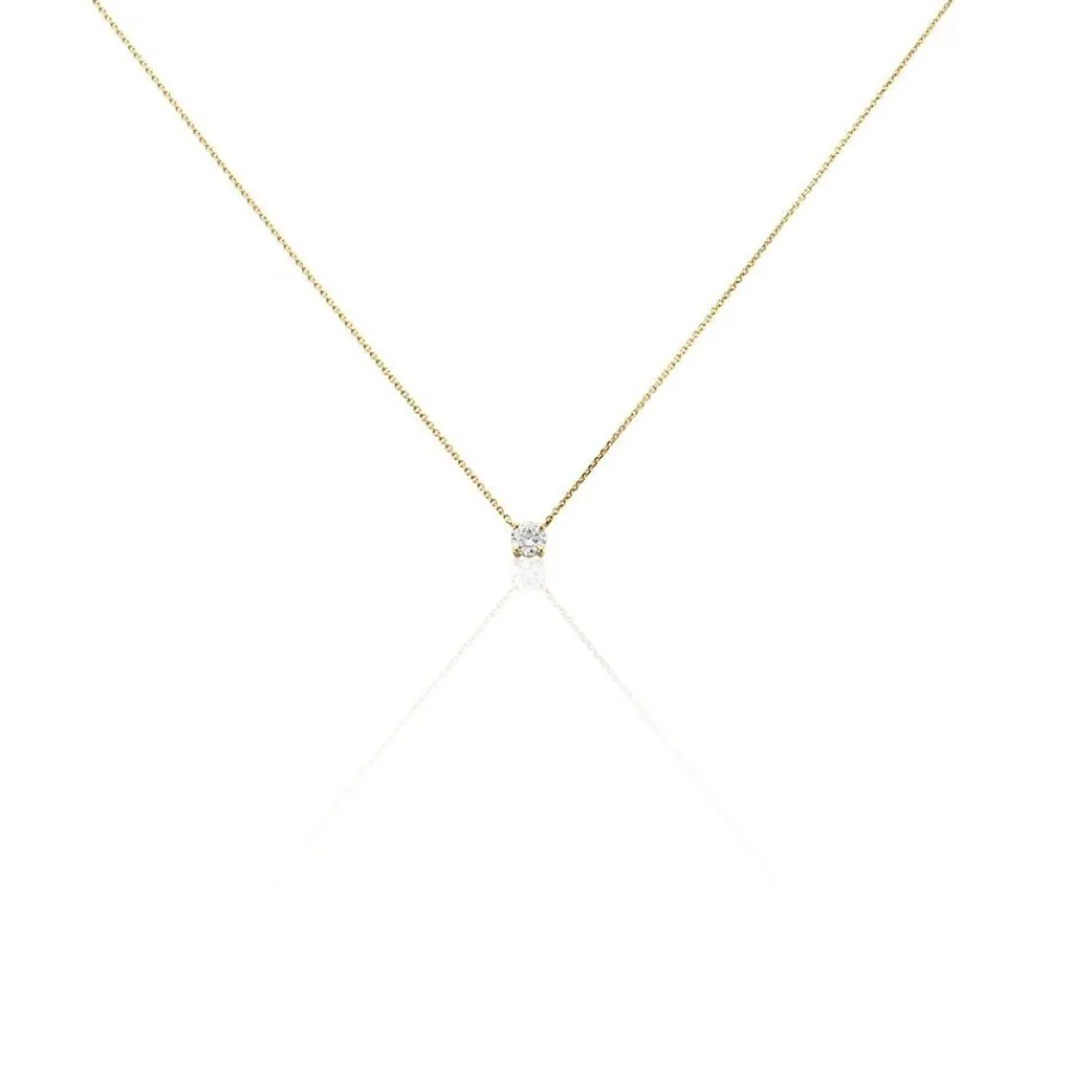 Collier Aphrodite Or Jaune Diamant Synthetique|Marc Orian Best