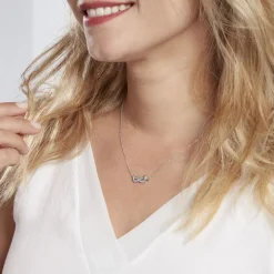 Collier Argent Bartolomee Oxydes De Zirconium|Marc Orian