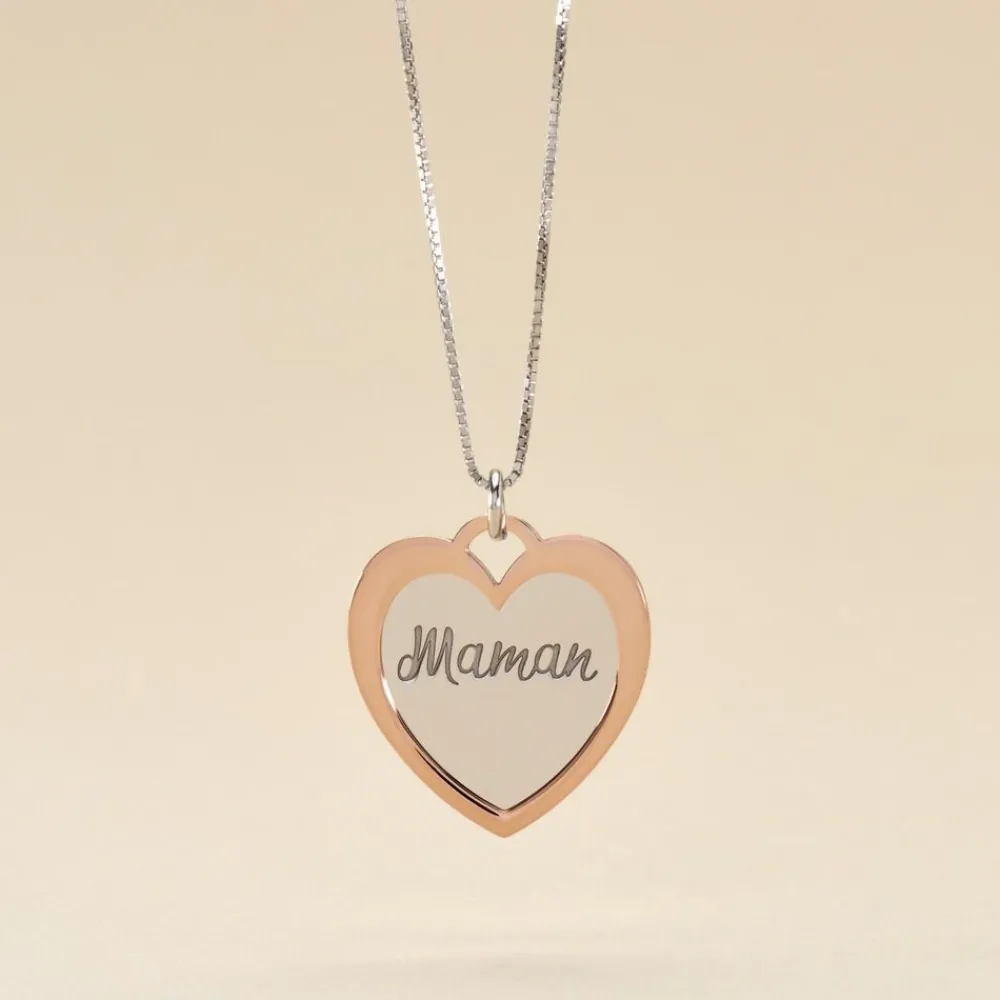 Collier Argent Bicolore Jiya|Marc Orian Sale