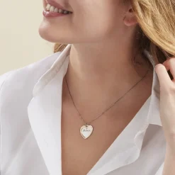 Collier Argent Bicolore Jiya|Marc Orian Sale