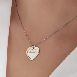 Collier Argent Bicolore Jiya|Marc Orian Sale