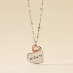 Collier Argent Bicolore Nura|Marc Orian Hot