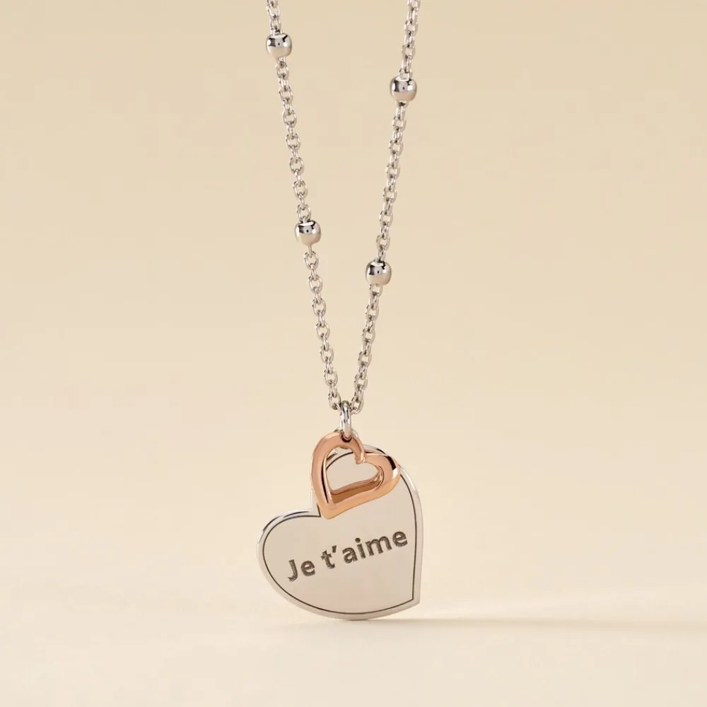 Collier Argent Bicolore Nura|Marc Orian Hot