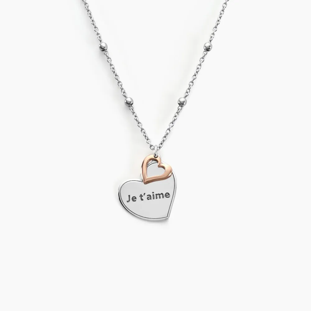 Collier Argent Bicolore Nura|Marc Orian Hot