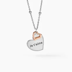 Collier Argent Bicolore Nura|Marc Orian Hot