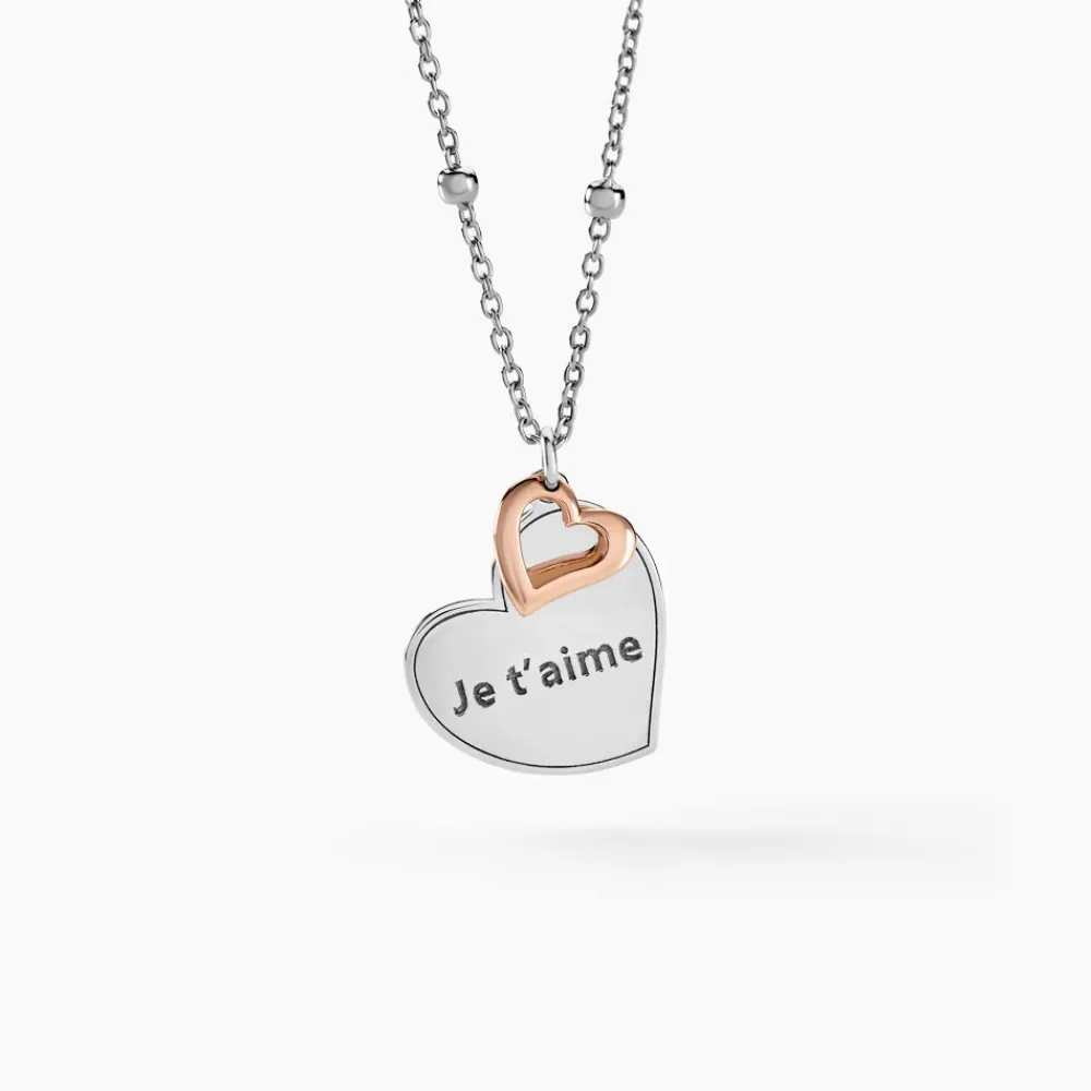 Collier Argent Bicolore Nura|Marc Orian Hot