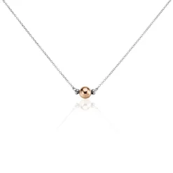 Collier Argent Bicolore Pelage|Marc Orian Hot
