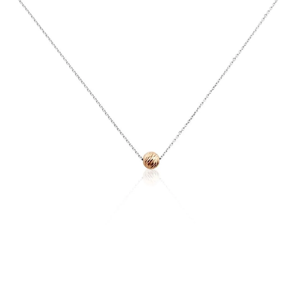 Collier Argent Bicolore Ramiro