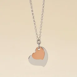 Collier Argent Bicolore Soio