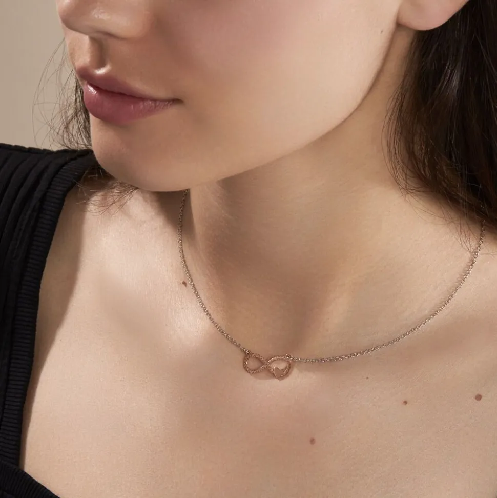 Collier Argent Bicolore Vikenti