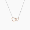Collier Argent Bicolore Virgi