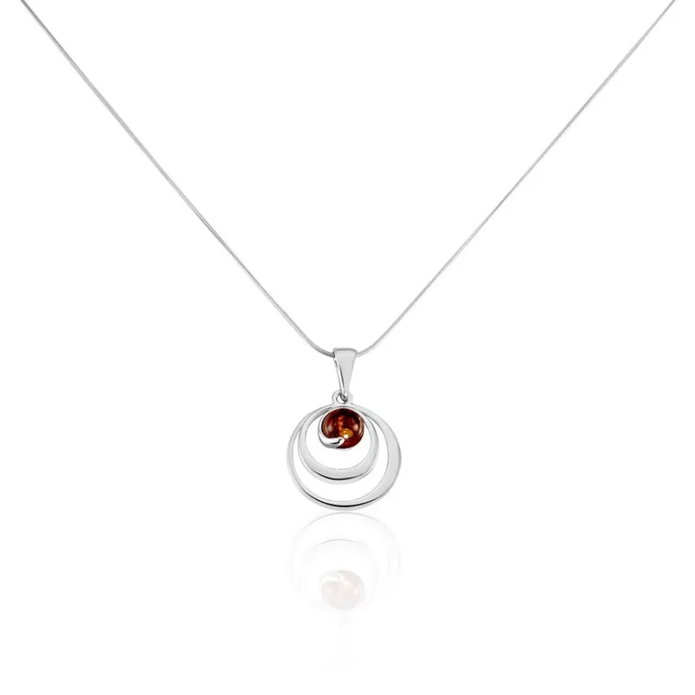 Collier Argent Blanc Alanna Ambre|Marc Orian