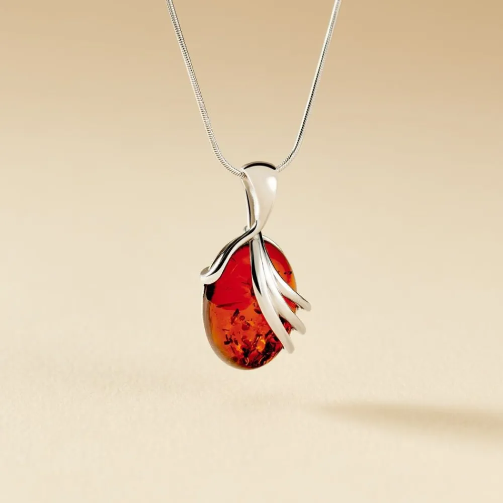 Collier Argent Blanc Aleina Ambre|Marc Orian Best